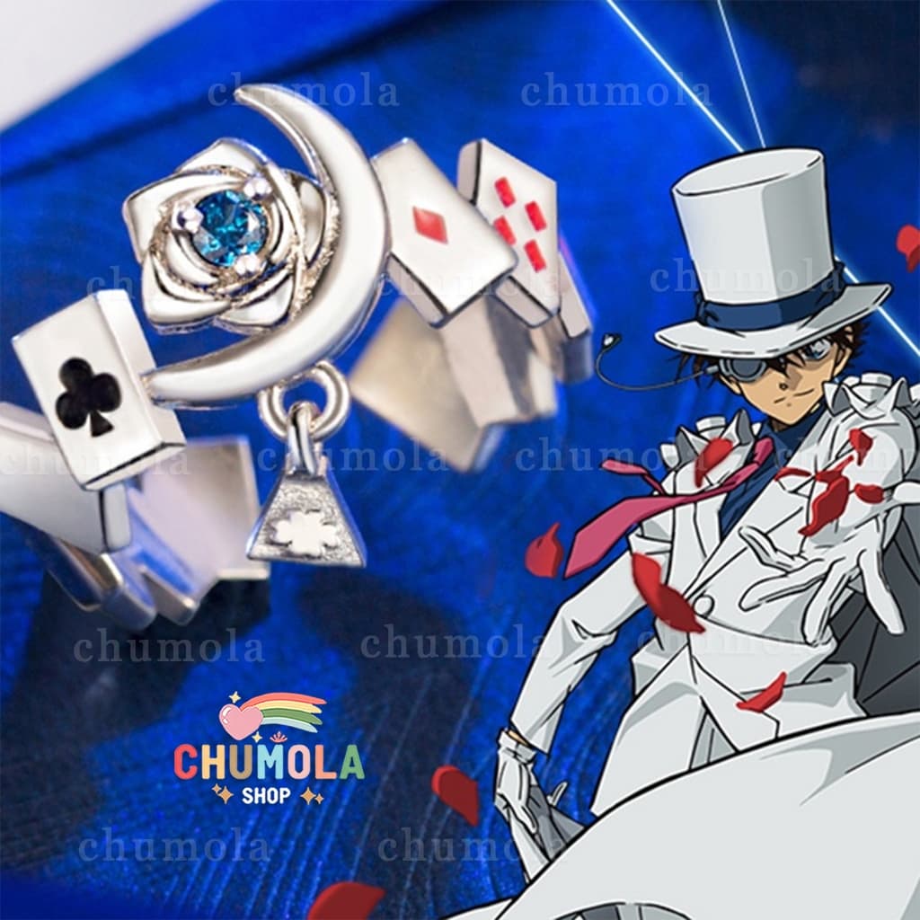 Nhẫn KAITO KID cosplay Siêu trộm nhân vật Thám Tử trong conan