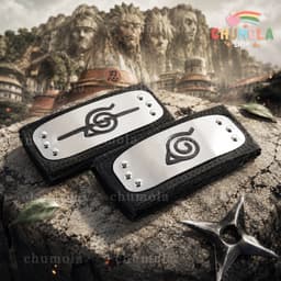 Băng trán biểu tượng Làng Lá hóa trang nhân vật trong Naruto phụ kiện thời trang quà tặng trang trí xinh xắn 1