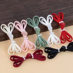 (COMBO 3 CÁI) Nút Tàu Trái Tim Kết Kiểu Cổ Trang Phụ Kiện Thêu Tay May Áo Sườn Xám Áo Dài Trung Hoa Hán Phục 3