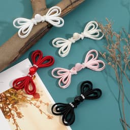 (COMBO 3 CÁI) Nút Tàu Trái Tim Kết Kiểu Cổ Trang Phụ Kiện Thêu Tay May Áo Sườn Xám Áo Dài Trung Hoa Hán Phục 8