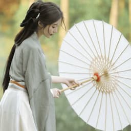 Dù Ô Vải Cổ Trang Cosplay Phong Cách Trung Hoa Cổ Điển Phụ Kiện Chụp Ảnh Xinh Xắn 2