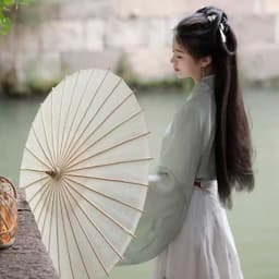 Dù Ô Vải Cổ Trang Cosplay Phong Cách Trung Hoa Cổ Điển Phụ Kiện Chụp Ảnh Xinh Xắn 4