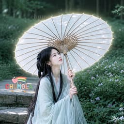 Dù Ô Vải Cổ Trang Cosplay Phong Cách Trung Hoa Cổ Điển Phụ Kiện Chụp Ảnh Xinh Xắn 1