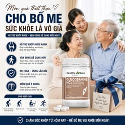 Viên uống xương khớp Healthy Care Glucosamine,Úc (400v) tái tạo sụn khớp,giảm đau cho người lớn tuổi 5
