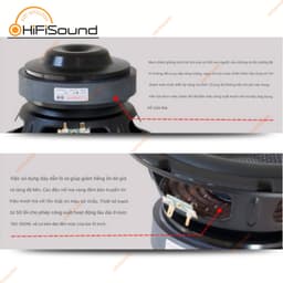 Loa Sub SoundHits SW Siêu trầm SW801 8 inch 4omh 200W siêu bass, siêu trầm 4
