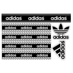Tem dán xe Decal K1, VC mẫu ADI-DAS nhiều mầu sắc | Decal chống nước và chống phai mầu 6