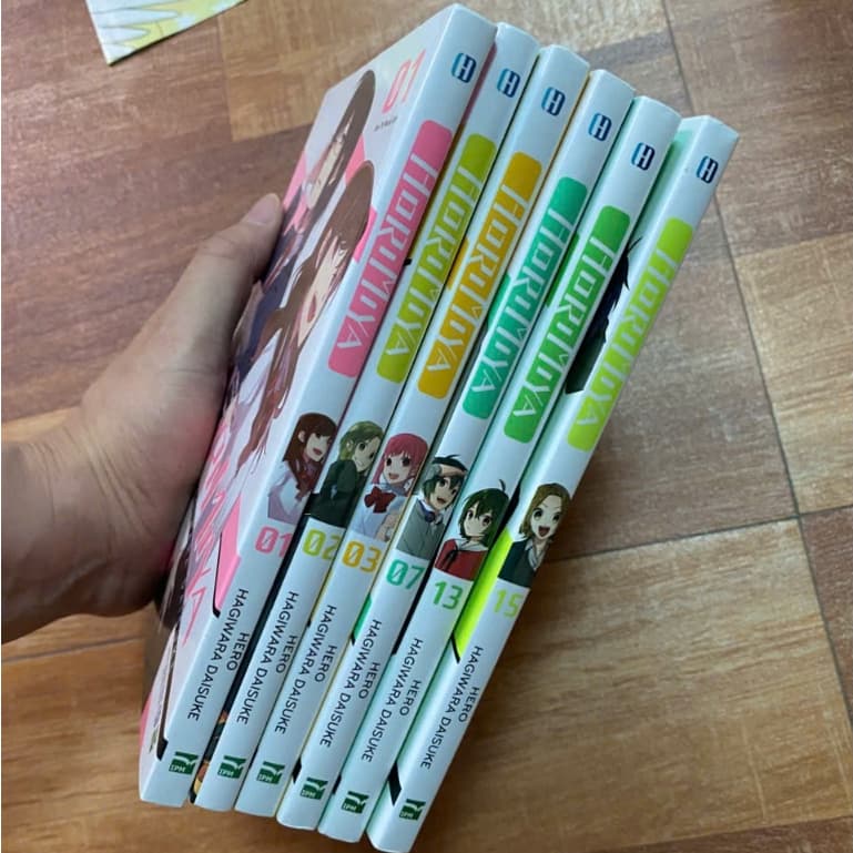 Combo 6q vở Hori Horimiya bản thường