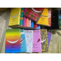 (+pos) Full bộ 21q vở Lớp học ám sát tập 1-21 kèm pos - Assassination Classroom 2