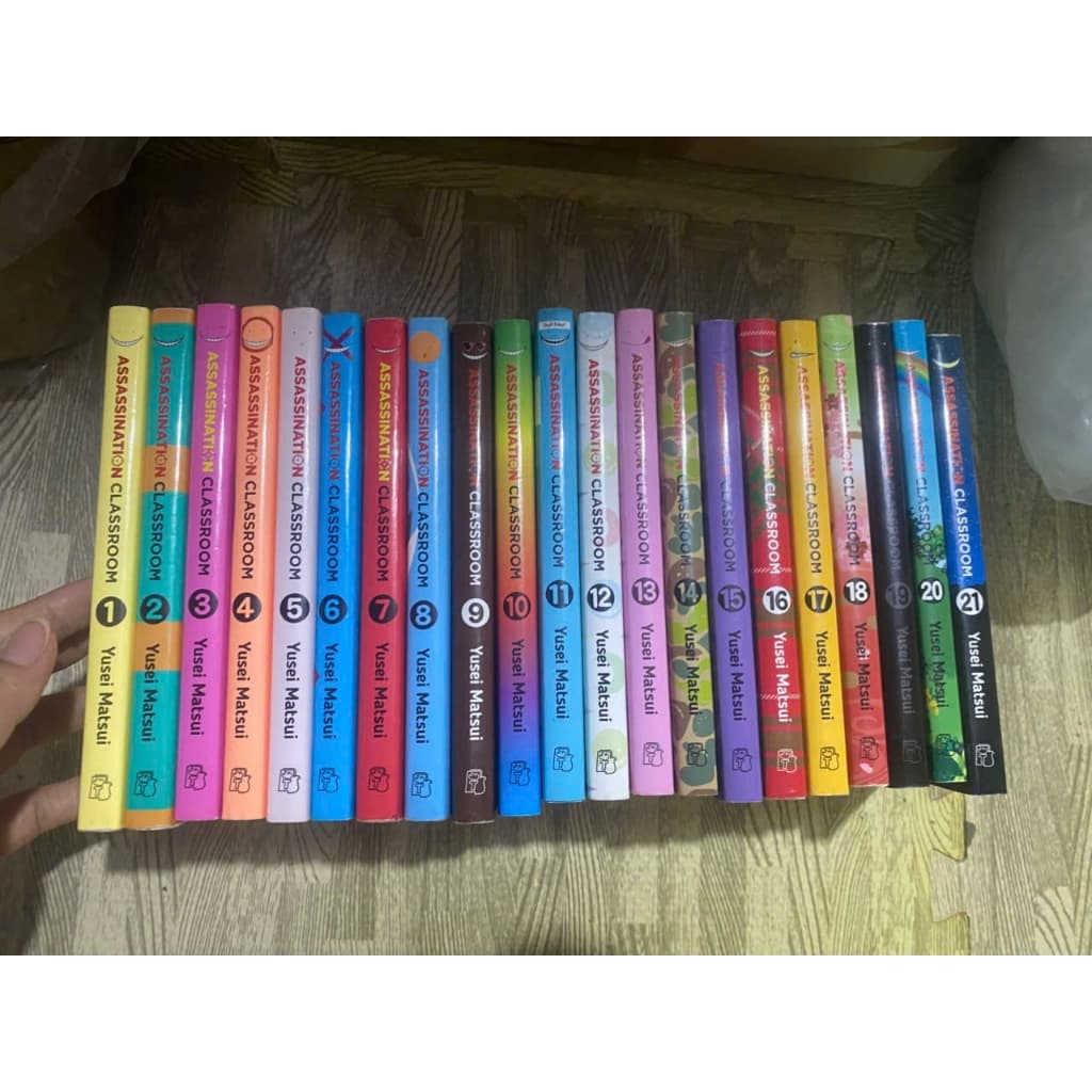 (+pos) Full bộ 21q vở Lớp học ám sát tập 1-21 kèm pos - Assassination Classroom