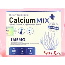 CALCIUM MIX ( hộp 60 v).Canxi Hữu C, D3K2 Và Các Khoáng Chất Tốt Cho Xương> BUN BUN SHOP 1