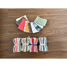 Khăn lau đa năng hàng xuất dư , bán theo cân cotton 100% 30x30cm, ,35x 68 cm... 9