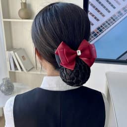Kẹp tóc nơ búi gọn dubochic 10cm thời trang công sở cho nữ 1