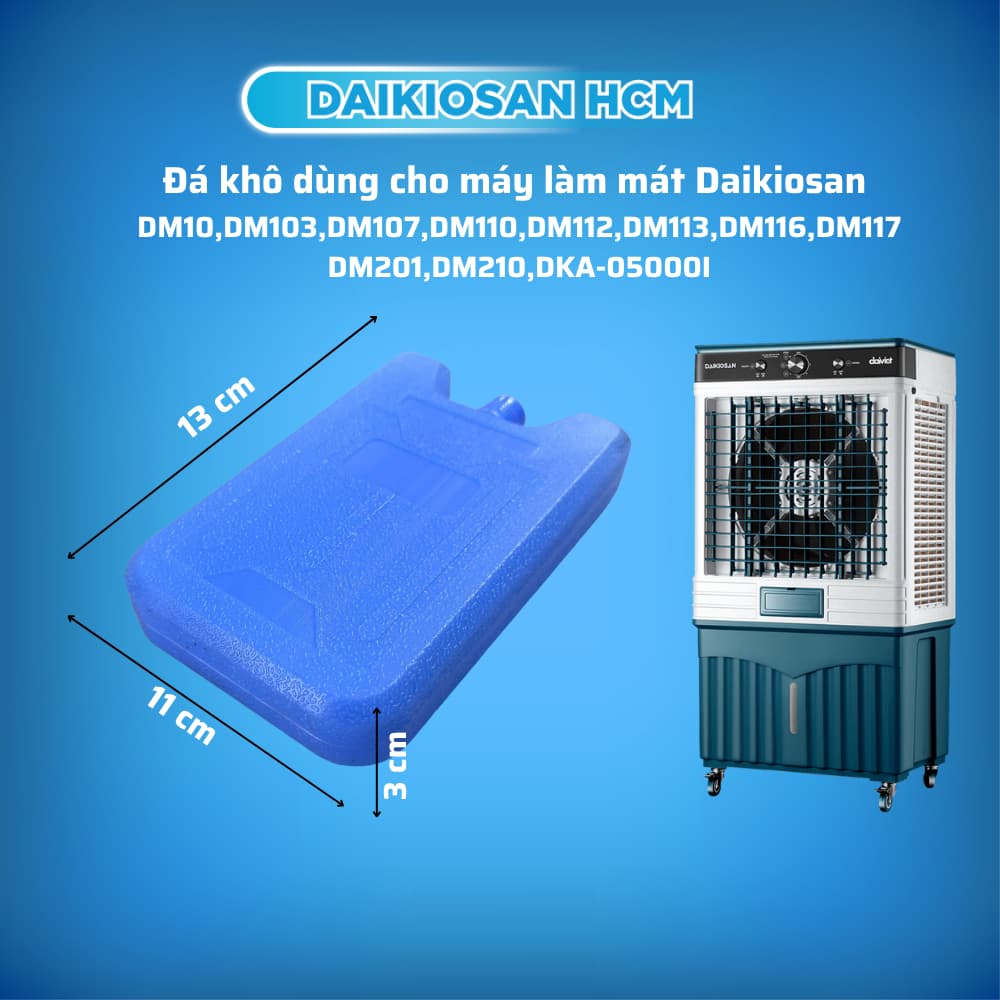 Đá khô dùng cho quạt điều hòa Daikiosan DM10,DM103,DM107,DM110,DM112,DM113,DM116,DM117 DM201,DM210I