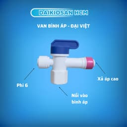 Van bình áp - van khóa bình chứa nước máy lọc nước (Hàng chính hãng) 1