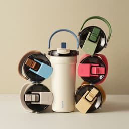 Ly giữ nhiệt thép phủ sứ LocknLock Blissoul Cafe Ceramic Tumbler 700ml LHC4440IVY Màu Ngà - Hàng Chính Hãng - JoyMall 5