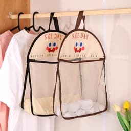 Túi lưới 1 ngăn, giỏ đựng đồ treo tường TOHA đồ lót tất vớ đa năng để đồ dùng cá nhân tiện lợi 2