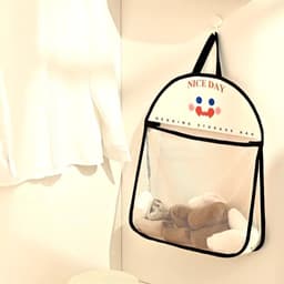 Túi lưới 1 ngăn, giỏ đựng đồ treo tường TOHA đồ lót tất vớ đa năng để đồ dùng cá nhân tiện lợi 5