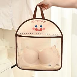 Túi lưới 1 ngăn, giỏ đựng đồ treo tường TOHA đồ lót tất vớ đa năng để đồ dùng cá nhân tiện lợi 9