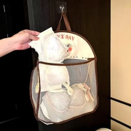 Túi lưới 1 ngăn, giỏ đựng đồ treo tường TOHA đồ lót tất vớ đa năng để đồ dùng cá nhân tiện lợi 7