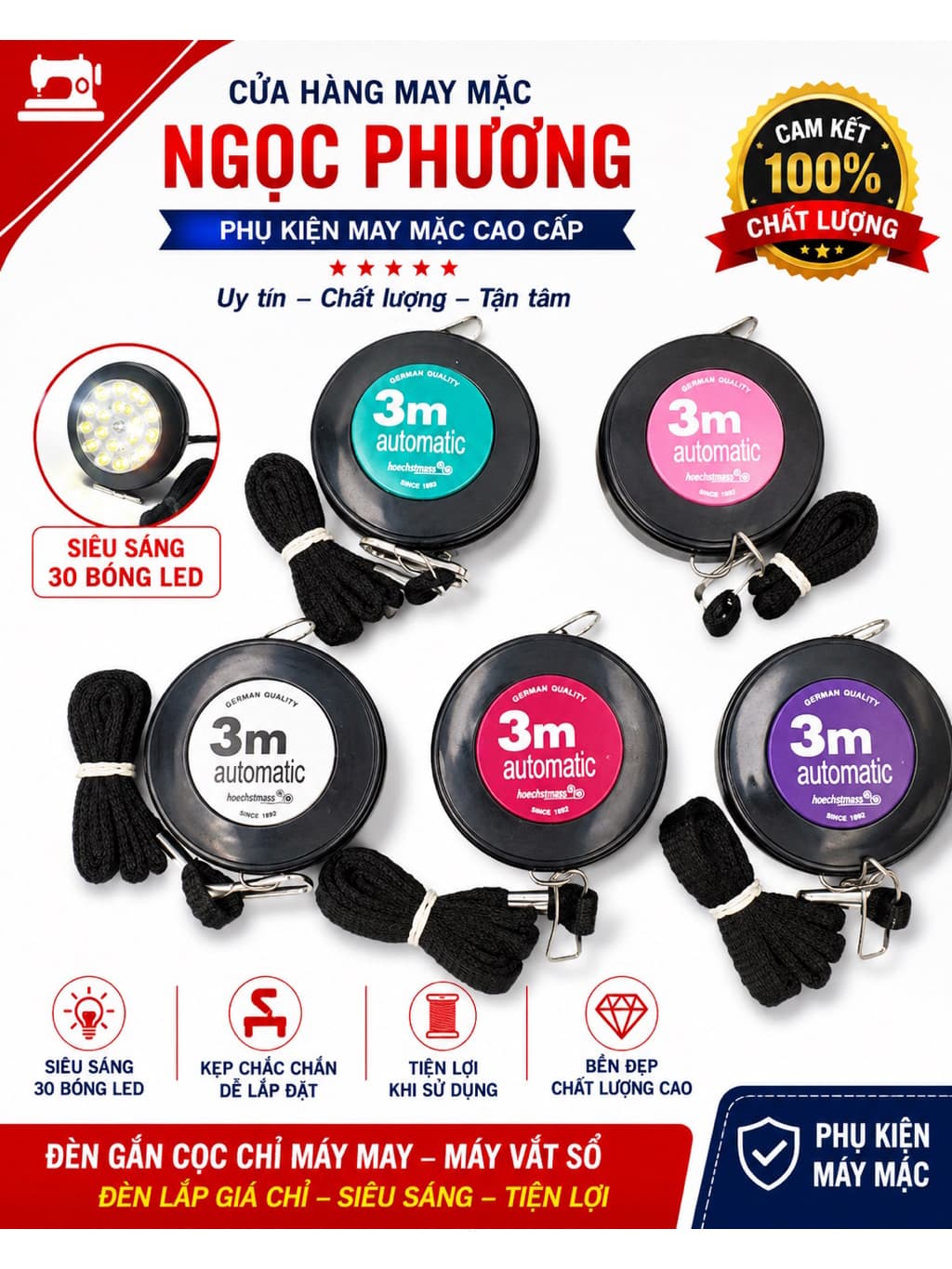 thước dây cuộn rút 1.5m thước dây rút 1.5mét