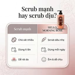 Sữa Tắm Muối Biển Rose Hello Morning 500ml- Tẩy Da Chết Nhẹ Nhàng, Dưỡng Da Mịn Màng, Hương Hoa Hồng 9