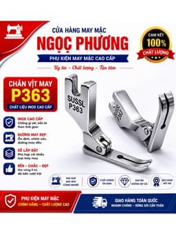 Chân vịt đũa P363 chân vịt mí 2 ly máy 1 kim công nghiệp 1