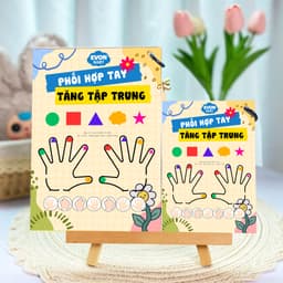 Thẻ Flash EVON BABY dạy bé tập nói - Bé Tập Phối Hợp 2 Tay Tăng Tập Trung Vận Động Tinh 9