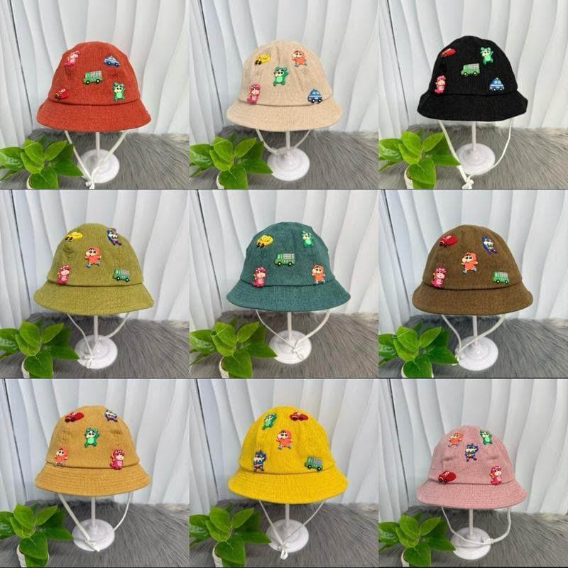 [6th-2 tuổi rưỡi ] Tuổi Nón Bucket Ô Tô và CƯ SHIN Cho Bé- Mũ Tai Bèo Hoa Tiết Xe Hơi Siêu Dễ Thương Cho Bé Trai bé gái