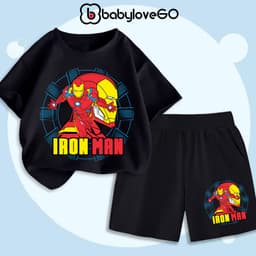 Đồ bộ bé trai BabyloveGO 2026 quần áo cho bé chất thun cotton mềm mịn thoáng mát in hình độc đáo 5