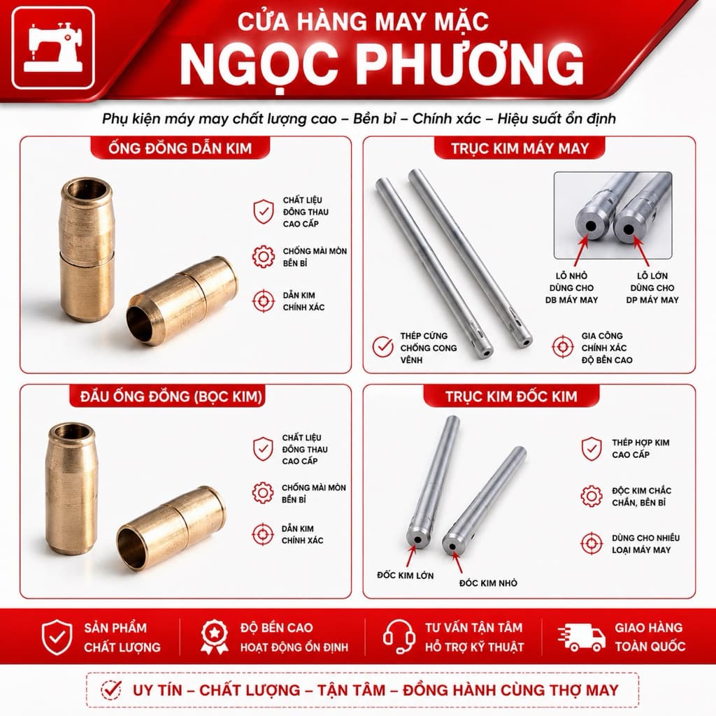 trụ kim bạc trụ kim máy may 1 kim công nghiệp