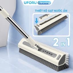 Cây chà sàn đa năng UFORU kết hợp gạt nước thông minh, đầu chổi chữ V xoay 180° linh hoạt - UF819 1