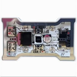 Hub USB 8K Gaming HM Lab-Màn Hình IPS Hiển Thị Thông Số & GIF - Vỏ Nhôm CNC Nguyên Khối - Hỗ Trợ 8000Hz (HMHUB) 3