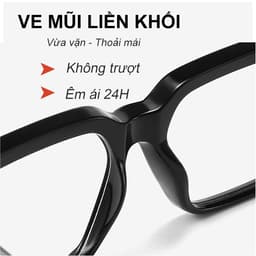 Kính râm mát thời trang nam nữ NARO EYEWEAR dáng vuông cổ điển chống tia UV bảo vệ mắt lái xe 8640 7