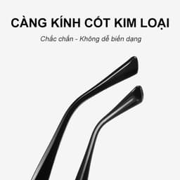 Kính râm mát thời trang nam nữ NARO EYEWEAR dáng vuông cổ điển chống tia UV bảo vệ mắt lái xe 8640 8