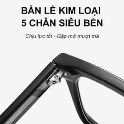 Kính râm mát thời trang nam nữ NARO EYEWEAR dáng vuông cổ điển chống tia UV bảo vệ mắt lái xe 8640 6