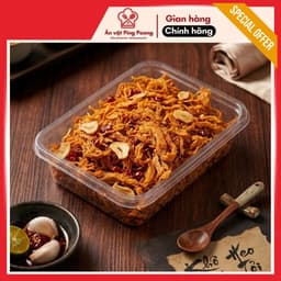 Khô Heo Cháy Tỏi Phi Lát, Khô Lợn Sấy Mĩ Tỏi Lát Phi, Khô Heo Sợi Mềm VỊ Thơm Ngon Nhâm Nhi Tết 4