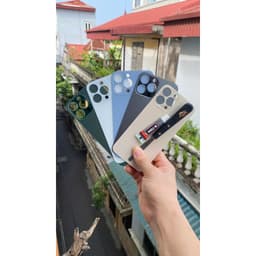 kính lưng 13/13p.ro/ 13p.romx lỗ cam to (khi thay ko cần tháo viền cam 1keo + cạy) 6