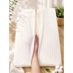 Gối Cao Su Thiên Nhiên Gợn Sóng Aniva Home Tặng Kèm Vỏ Gối - Đàn Hồi Tốt, Thoáng Khí 4
