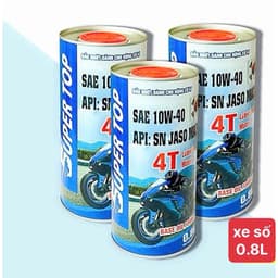 Dầu nhớt super top xe ga xe số 0,8L-1L 3