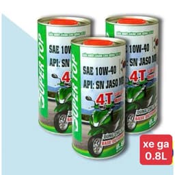 Dầu nhớt super top xe ga xe số 0,8L-1L 4