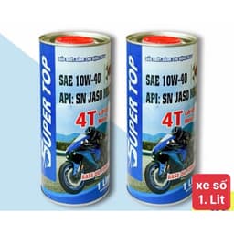 Dầu nhớt super top xe ga xe số 0,8L-1L 2