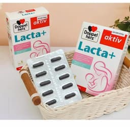 Doppelherz Aktiv Lacta+ (Hộp 30 viên) Viên uống lợi sữa,hỗ trợ cải thiện nguồn sữa mẹ sau sinh< BUNBUN SHOP 2