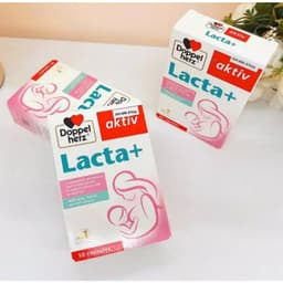 Doppelherz Aktiv Lacta+ (Hộp 30 viên) Viên uống lợi sữa,hỗ trợ cải thiện nguồn sữa mẹ sau sinh< BUNBUN SHOP 1