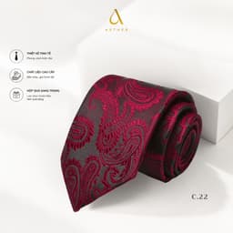 Cà Vạt Nam 8cm Lụa Chống Nhăn Đa Dạng Mẫu Mã - Leo Hoang 2