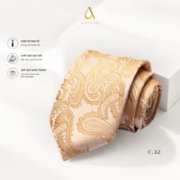 Cà Vạt Nam 8cm Lụa Chống Nhăn Đa Dạng Mẫu Mã - Leo Hoang 4