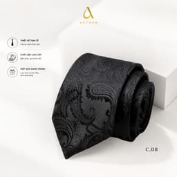 Cà Vạt Nam 8cm Lụa Chống Nhăn Đa Dạng Mẫu Mã - Leo Hoang 3
