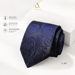 Cà Vạt Nam 8cm Lụa Chống Nhăn Đa Dạng Mẫu Mã - Leo Hoang 5
