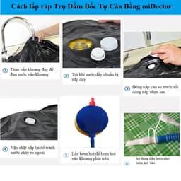 Trụ Đấm Bốc hơi 120cm Cho Bé, Giúp Rèn Luyện Thể Lực, Da PU Cao Cấp 8