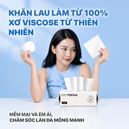 Combo 4 Bịch Khăn mặt khô TopGia Khăn tẩy trang dùng 1 lần,an toàn-lành tính phù hợp cho mọi làn da 4