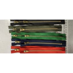 Dây kéo quần Jean HKK 13cm 16cm đủ màu (12 sợi/1lố) 3